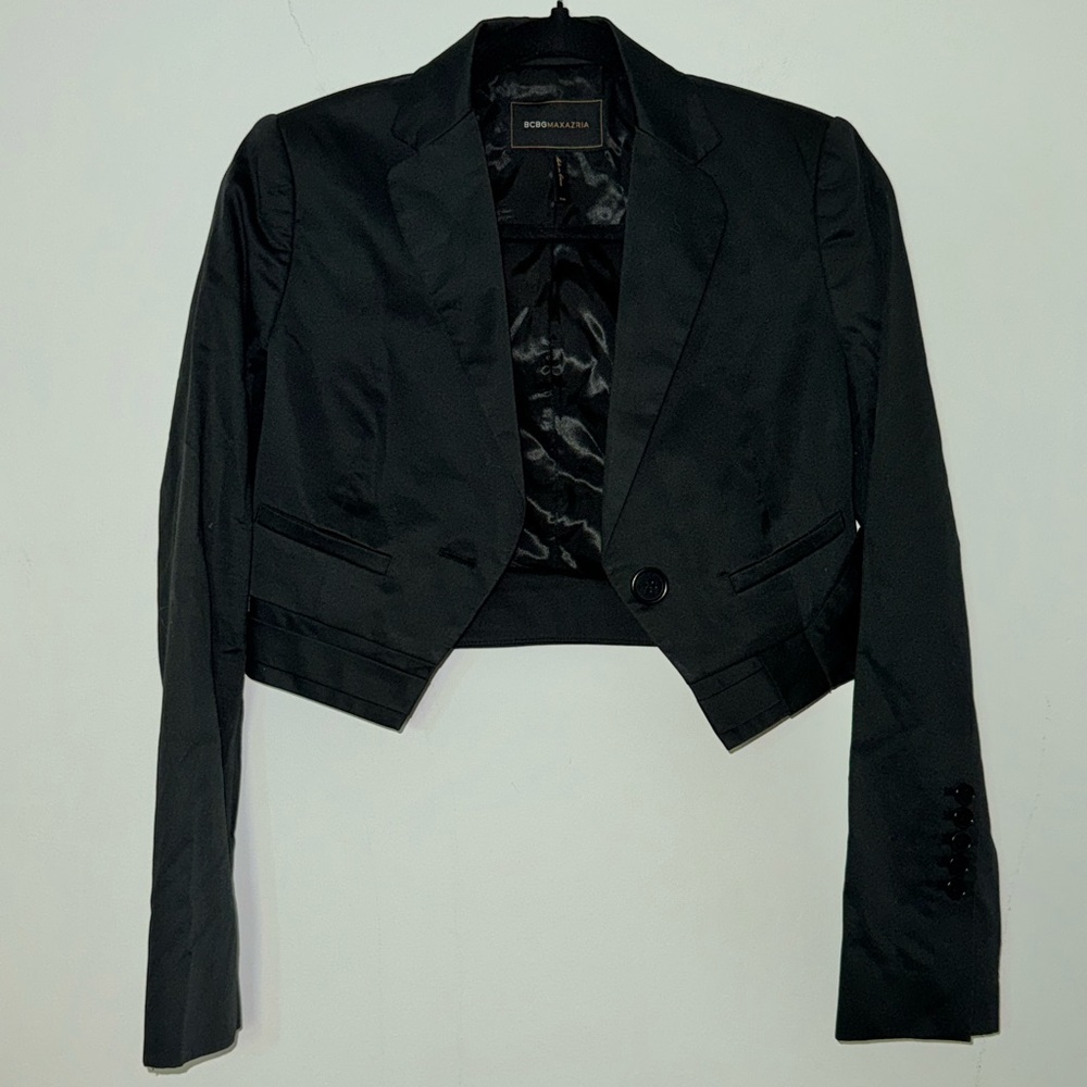 Black Cropped Blazer